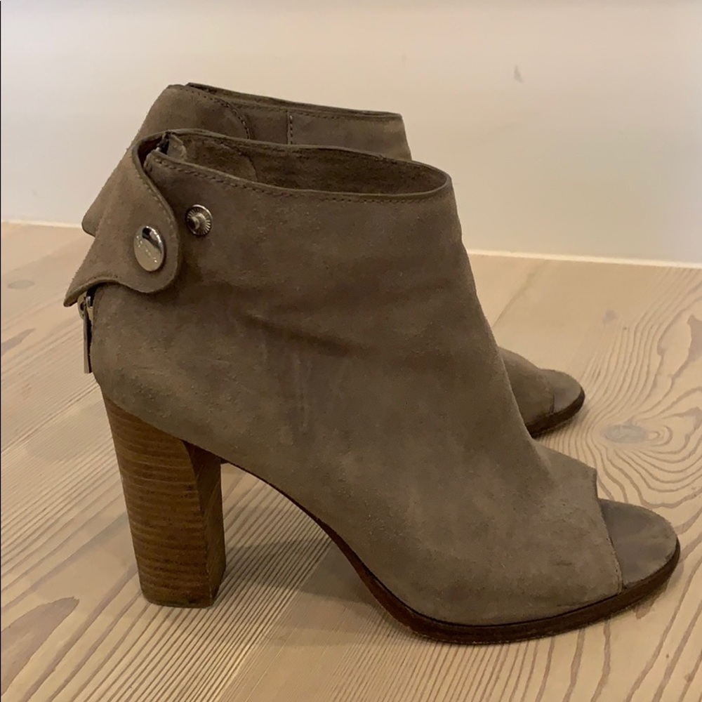 Suede booties